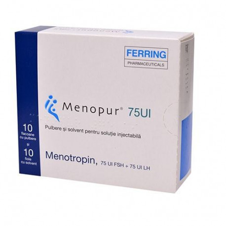 Menopur - HMG (15 vials of 75iu each)